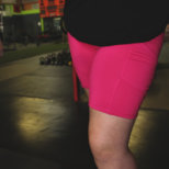 plus size biker pink shorts